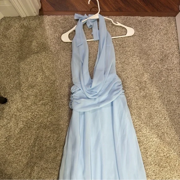 Peppermayo Elysia Chiffon Maxi Dress - Baby Blue - Picture 9 of 11